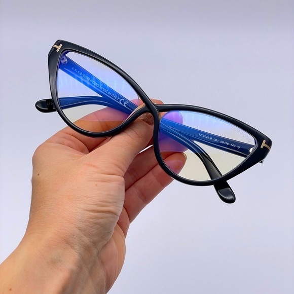 BRAND NEW Tom Ford FT5729-B/V 001 Women Eyeglasses - Picture 12 of 15